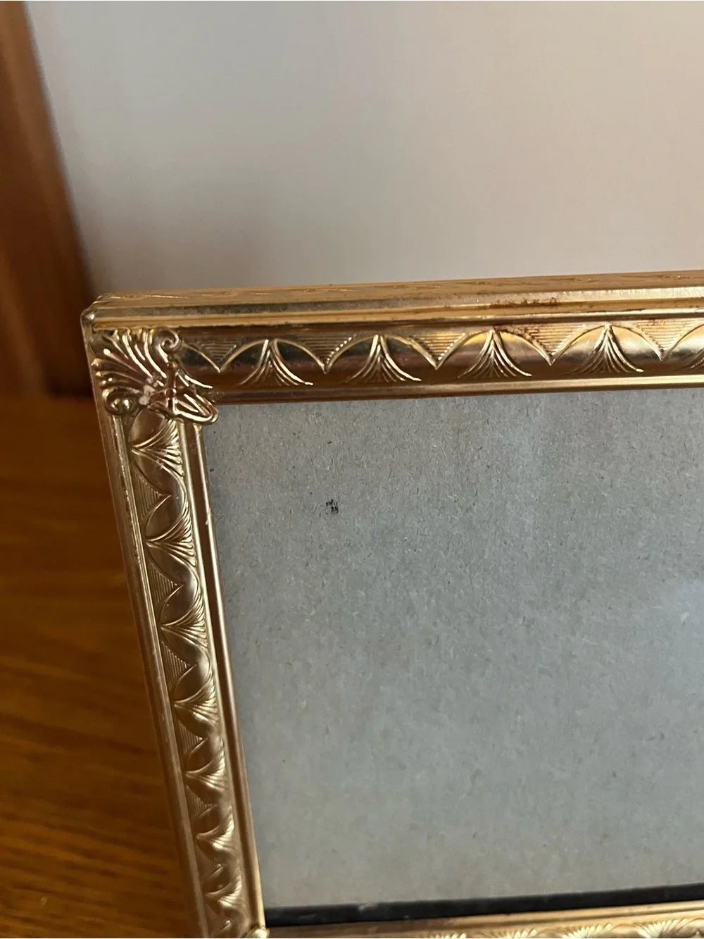 Vintage Gold Horizontal Tabletop 4x6 Picture Frame